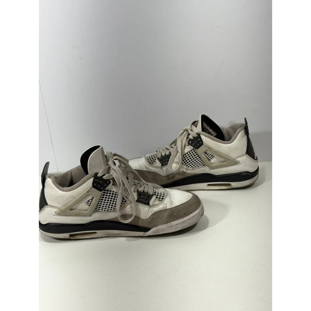 Nike Air Jordan 4 Retro Military‎ Black White Grey DH6927-111 Mens Size 9.5